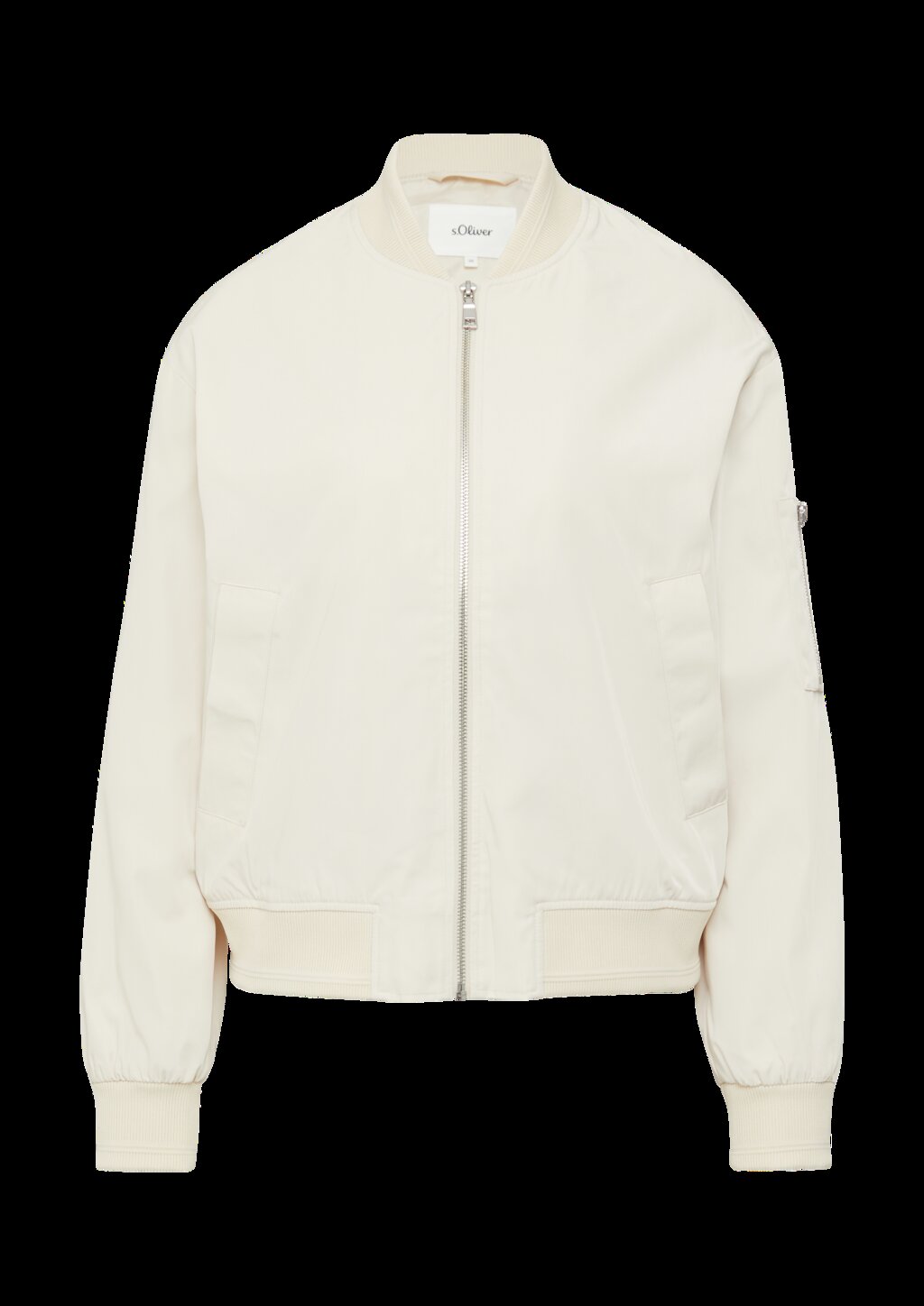 Blouson im Relaxed Fit mit Rippbündchen