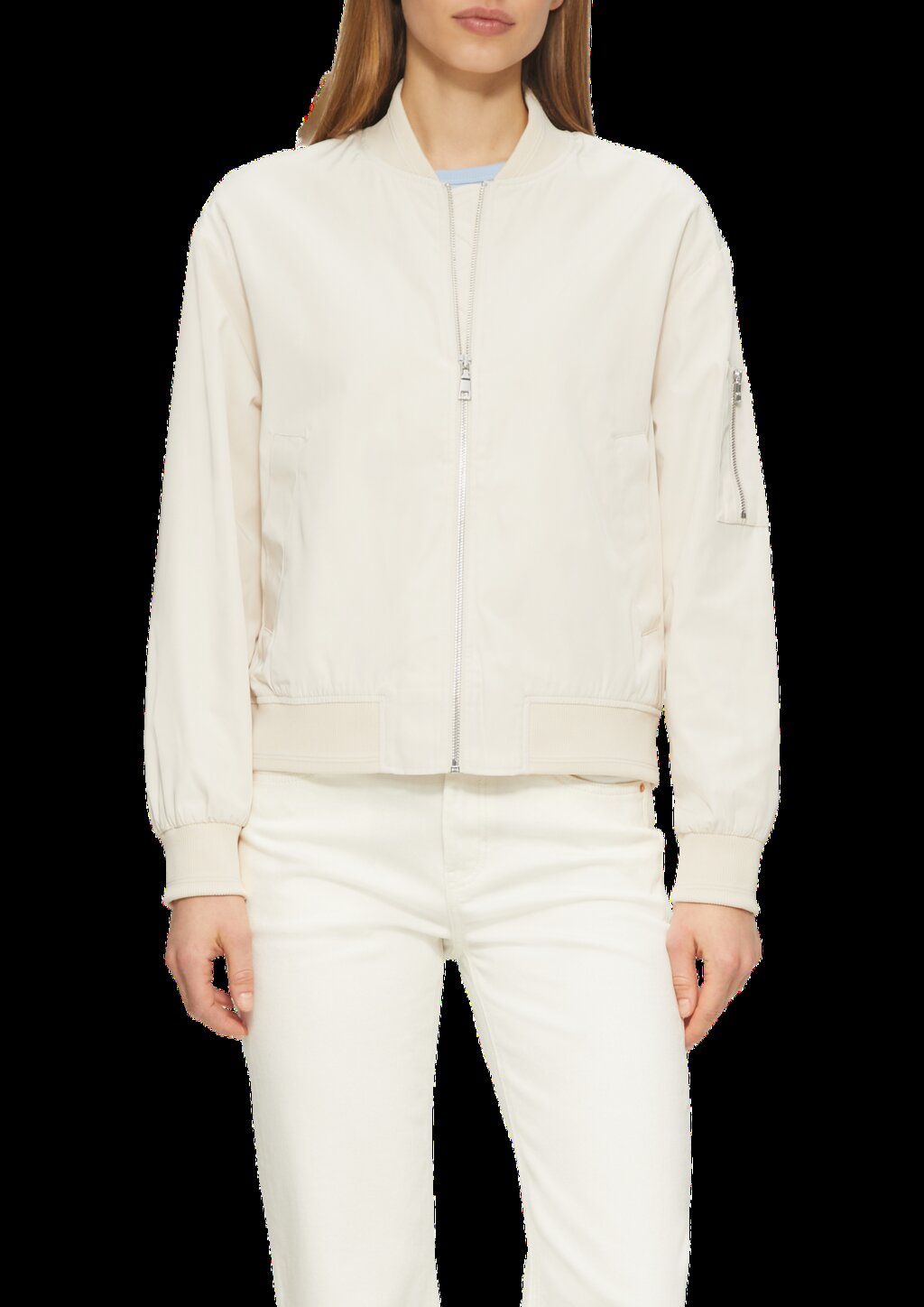 Blouson im Relaxed Fit mit Rippbündchen