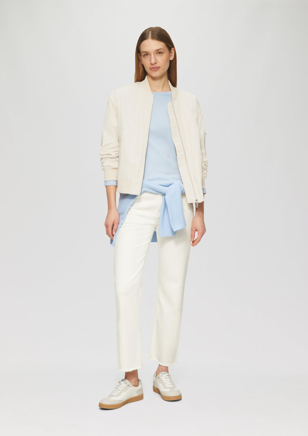 Blouson im Relaxed Fit mit Rippbündchen