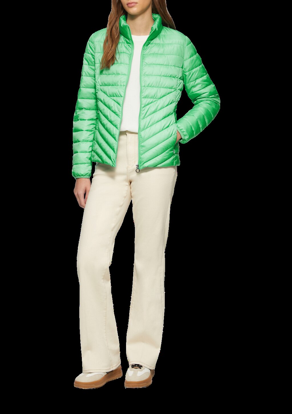 Leichte Steppjacke mit Stehkragen