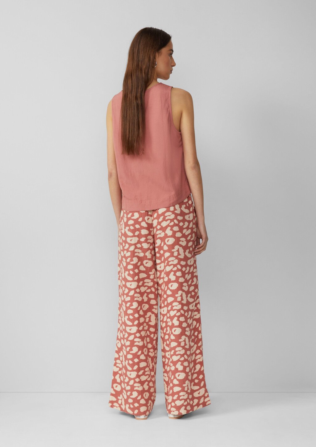 Leinenmix-Blusentop | QS x Sarah & Tini