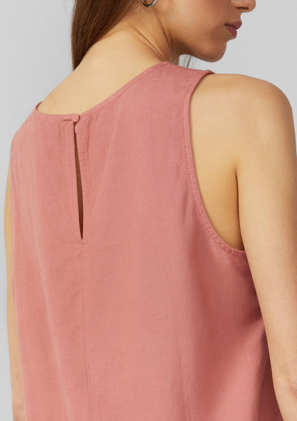 Leinenmix-Blusentop | QS x Sarah & Tini