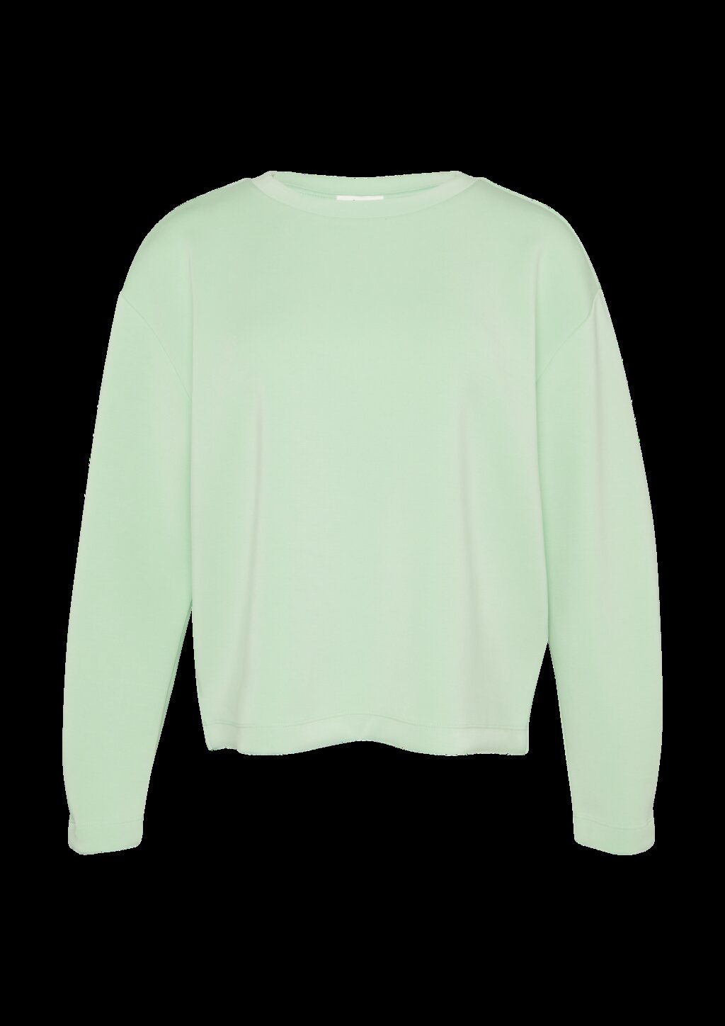 Scuba-Sweatshirt aus Modalmix mit Faltendetail