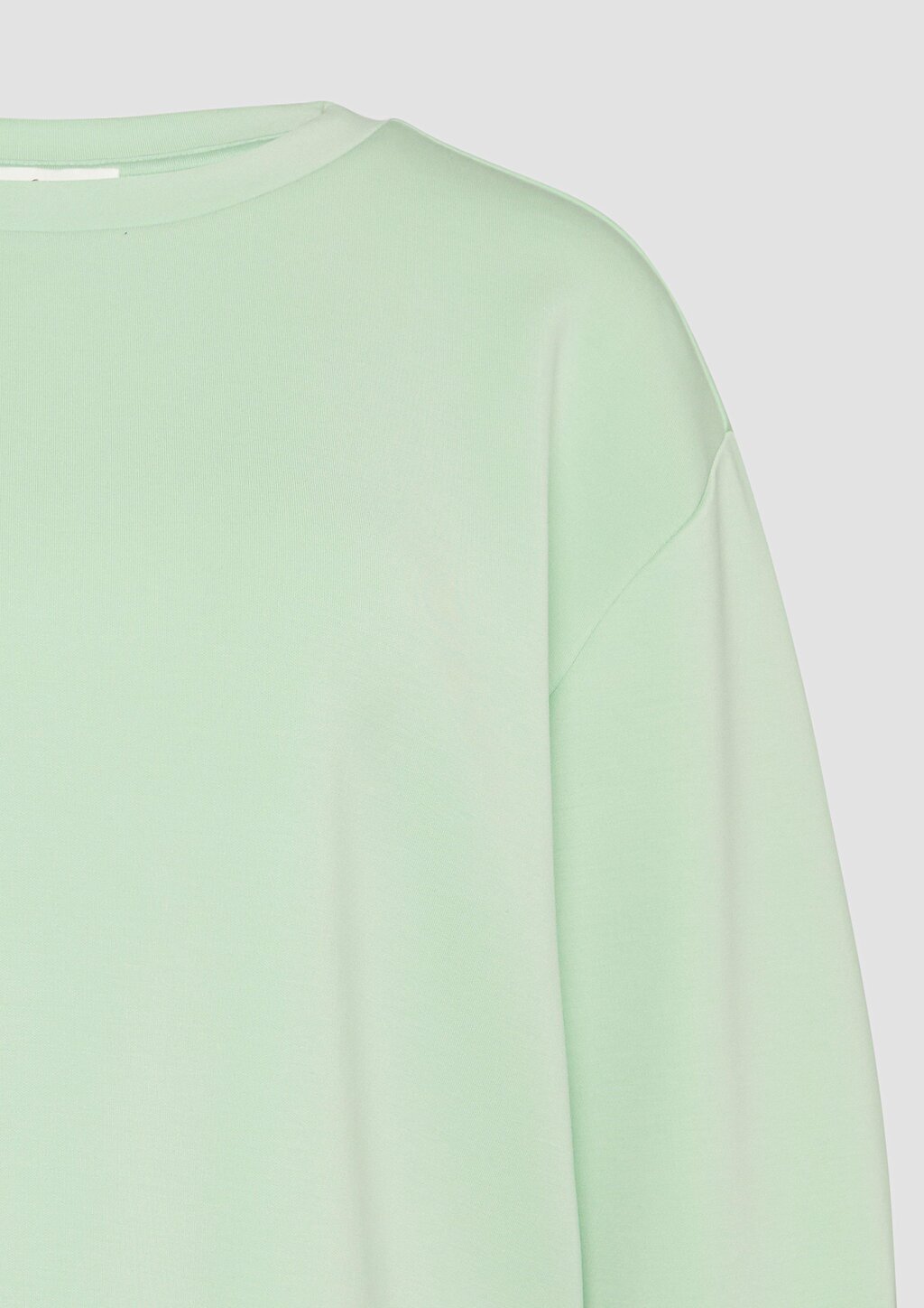 Scuba-Sweatshirt aus Modalmix mit Faltendetail