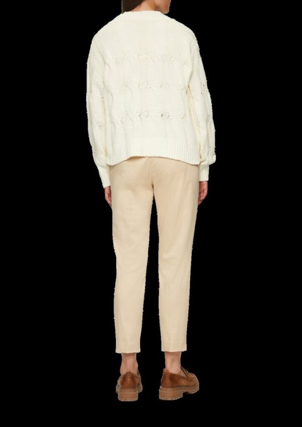 Weicher Cardigan mit Zopfmuster