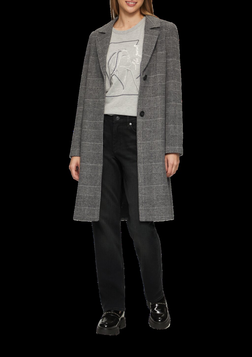 Jeans Karolin / Regular Fit / Mid Rise / Straight Leg