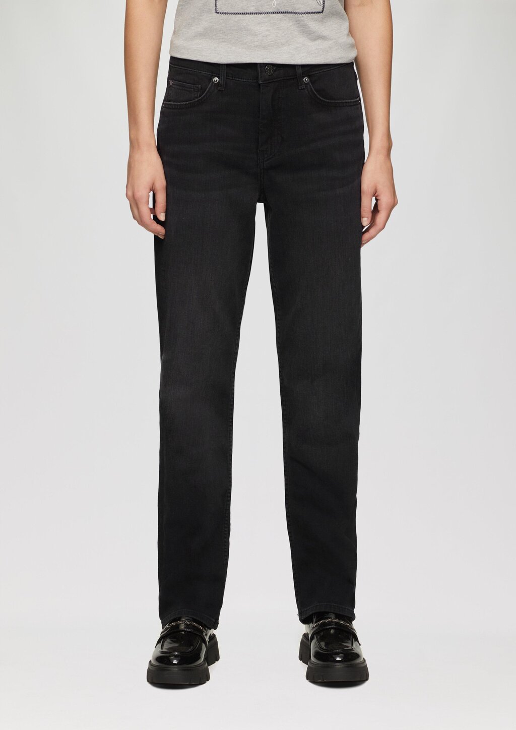 Jeans Karolin / Regular Fit / Mid Rise / Straight Leg