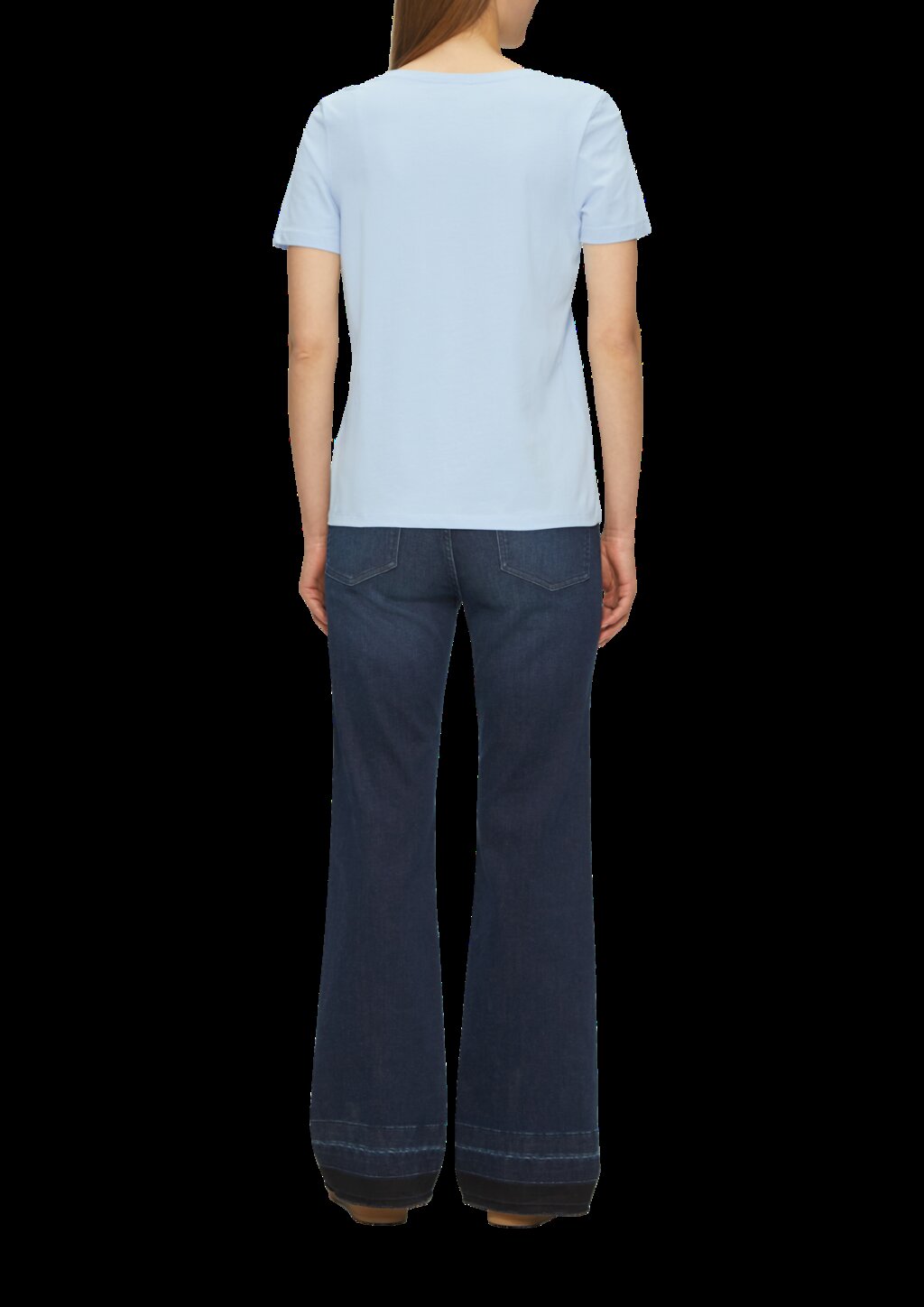 T-Shirt mit V-Ausschnitt