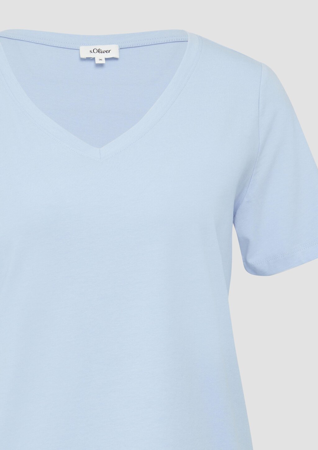 T-Shirt mit V-Ausschnitt