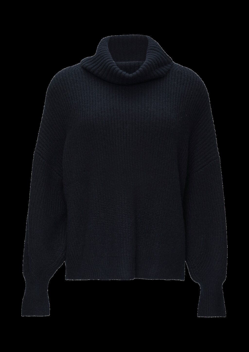 Oversized Rollkragenpullover mit weiten Ärmeln