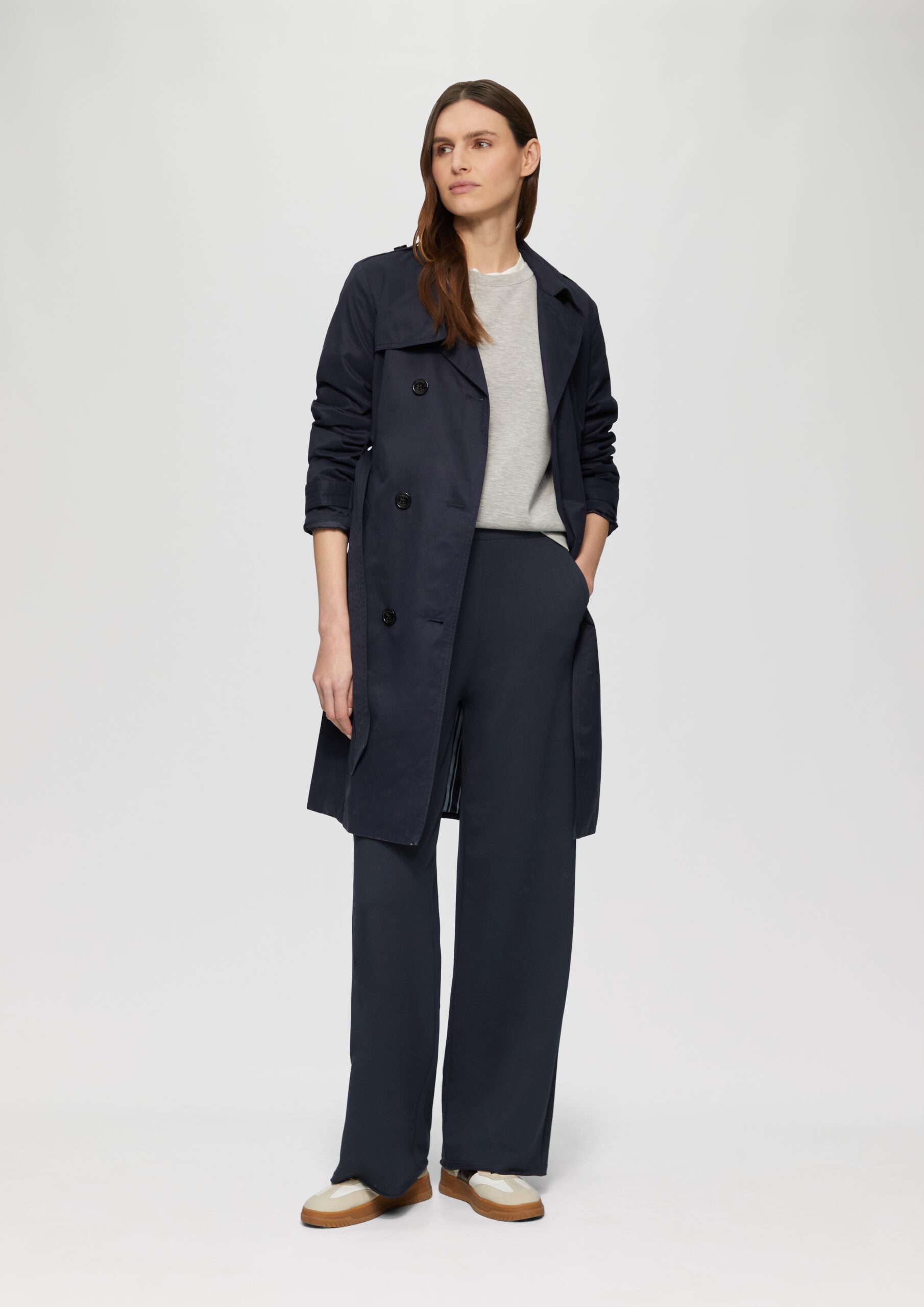 Weiche Jerseyhose im Relaxed Fit mit Herz-Stickerei