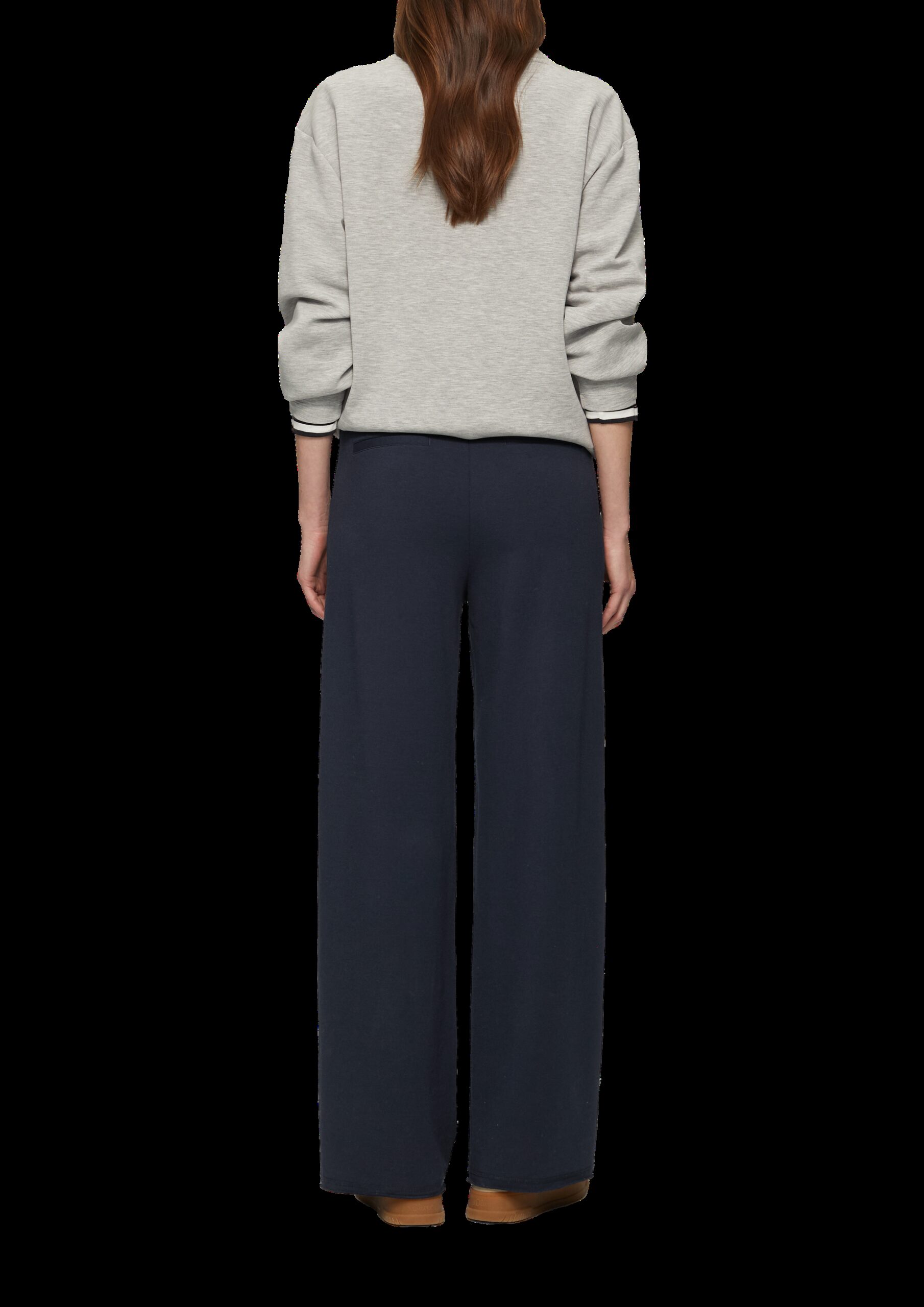 Weiche Jerseyhose im Relaxed Fit mit Herz-Stickerei