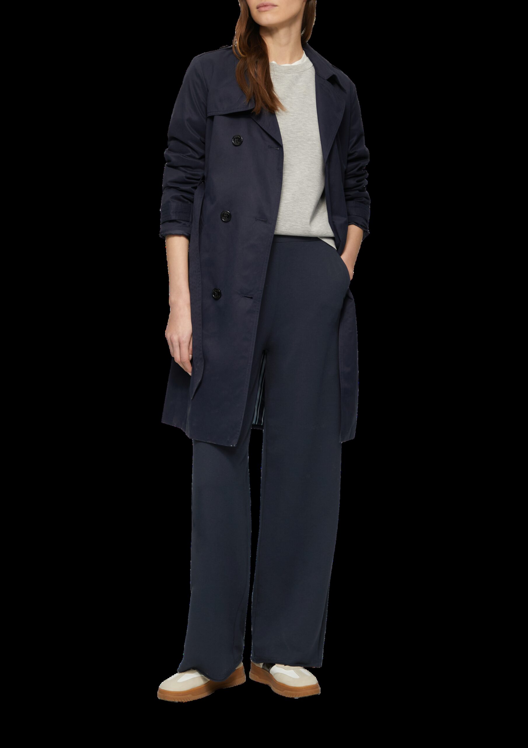 Weiche Jerseyhose im Relaxed Fit mit Herz-Stickerei