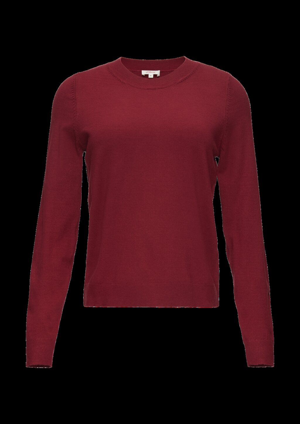Weicher Pullover mit Rundhalsausschnitt aus Viskosemix