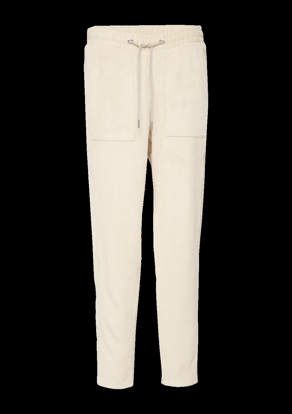 Jogpants aus Feincord mit Elastikbund