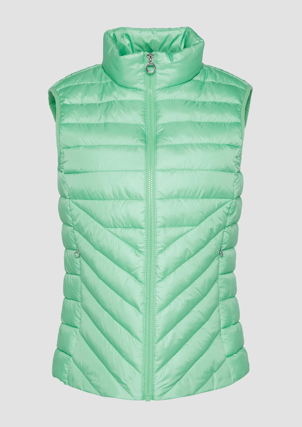 Leichte Steppweste mit Stehkragen