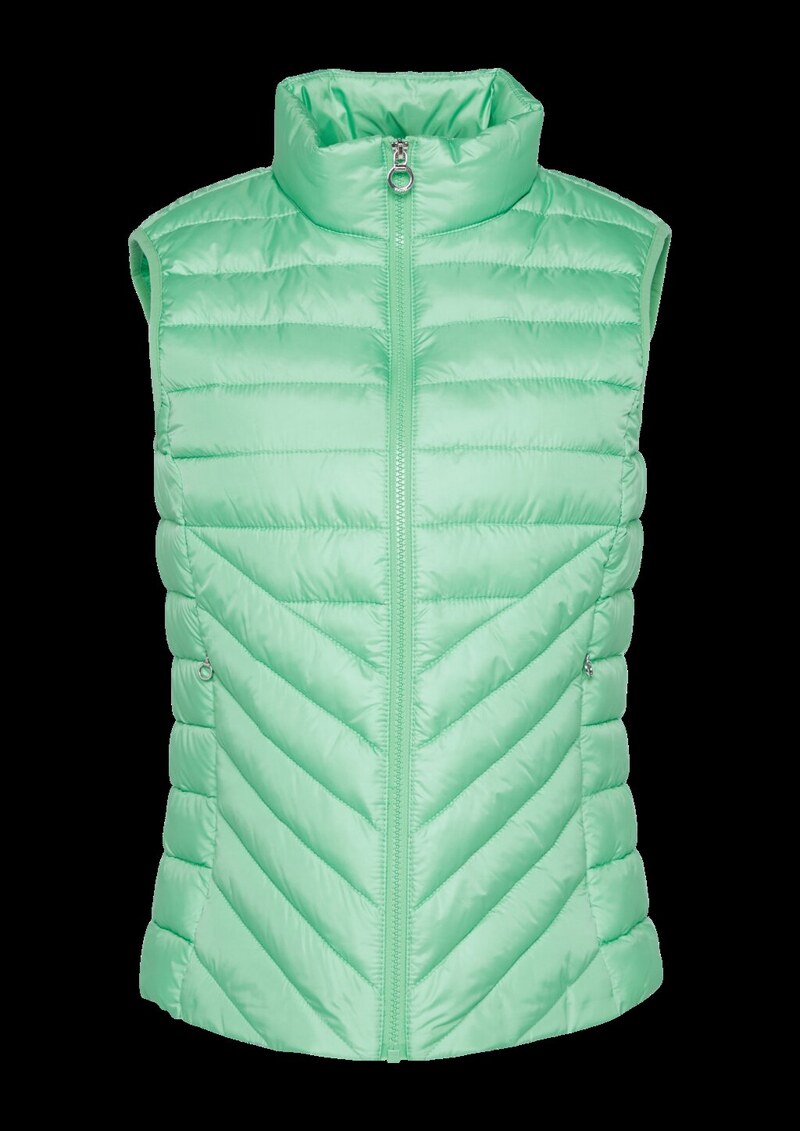 Leichte Steppweste mit Stehkragen