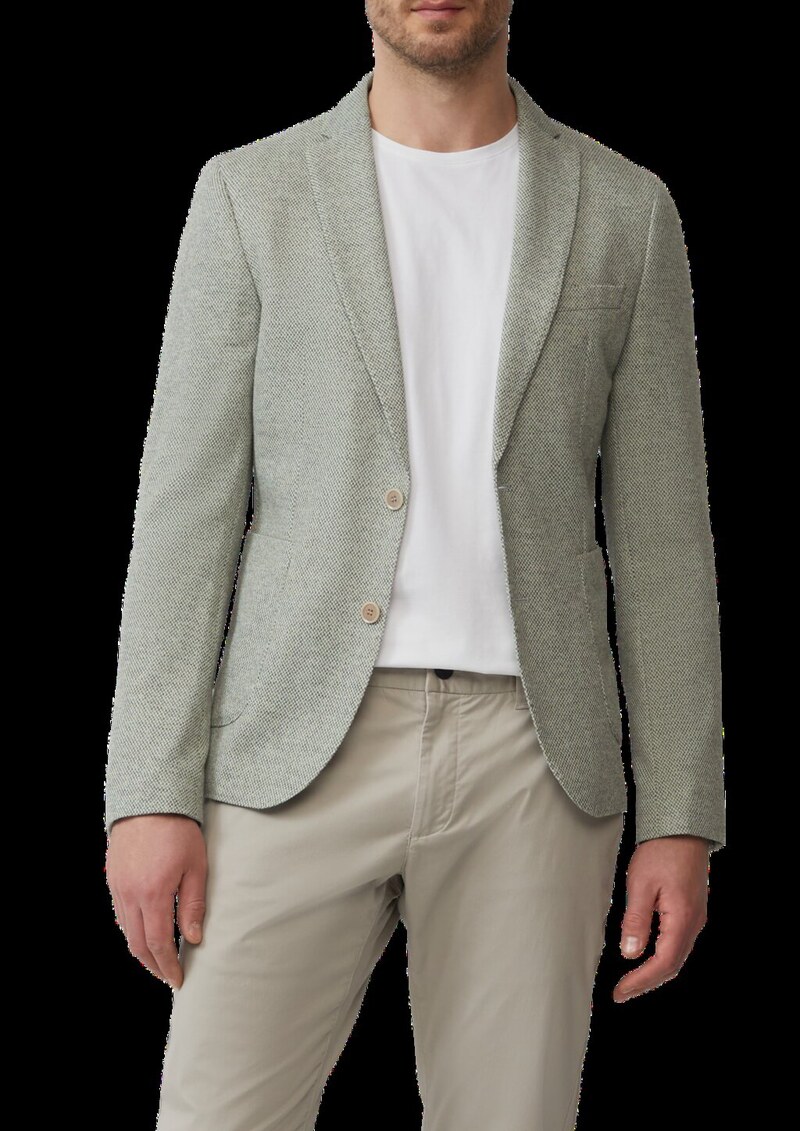 s.O JOGG: Strukturiertes Sakko aus meliertem Jersey