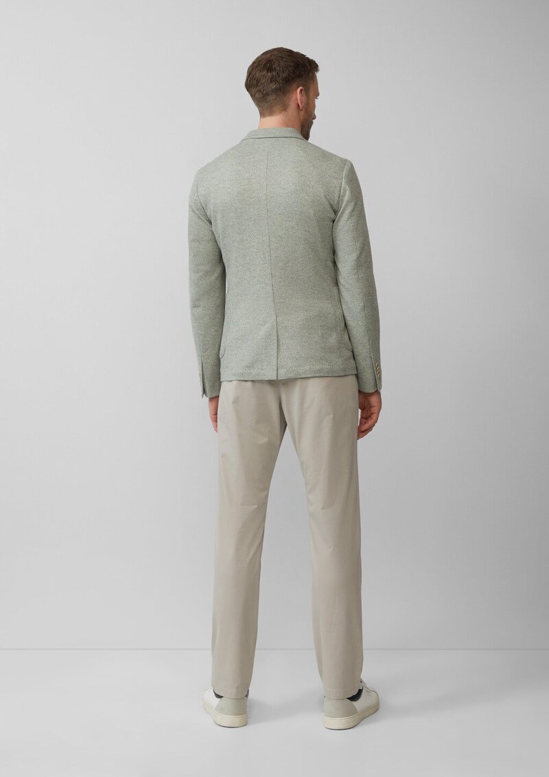 s.O JOGG: Strukturiertes Sakko aus meliertem Jersey