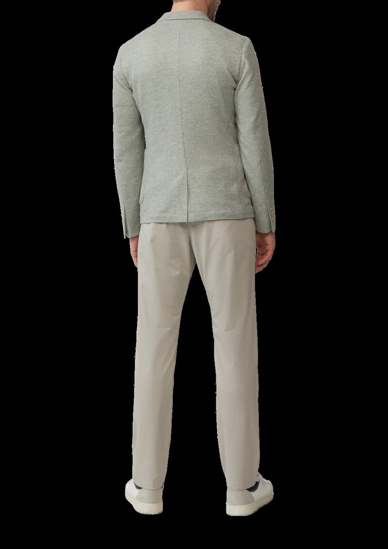 s.O JOGG: Strukturiertes Sakko aus meliertem Jersey