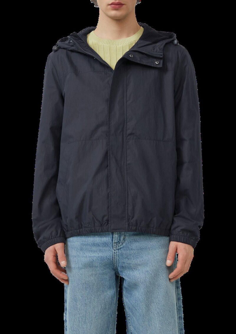 Packable Windbreaker mit Kapuze