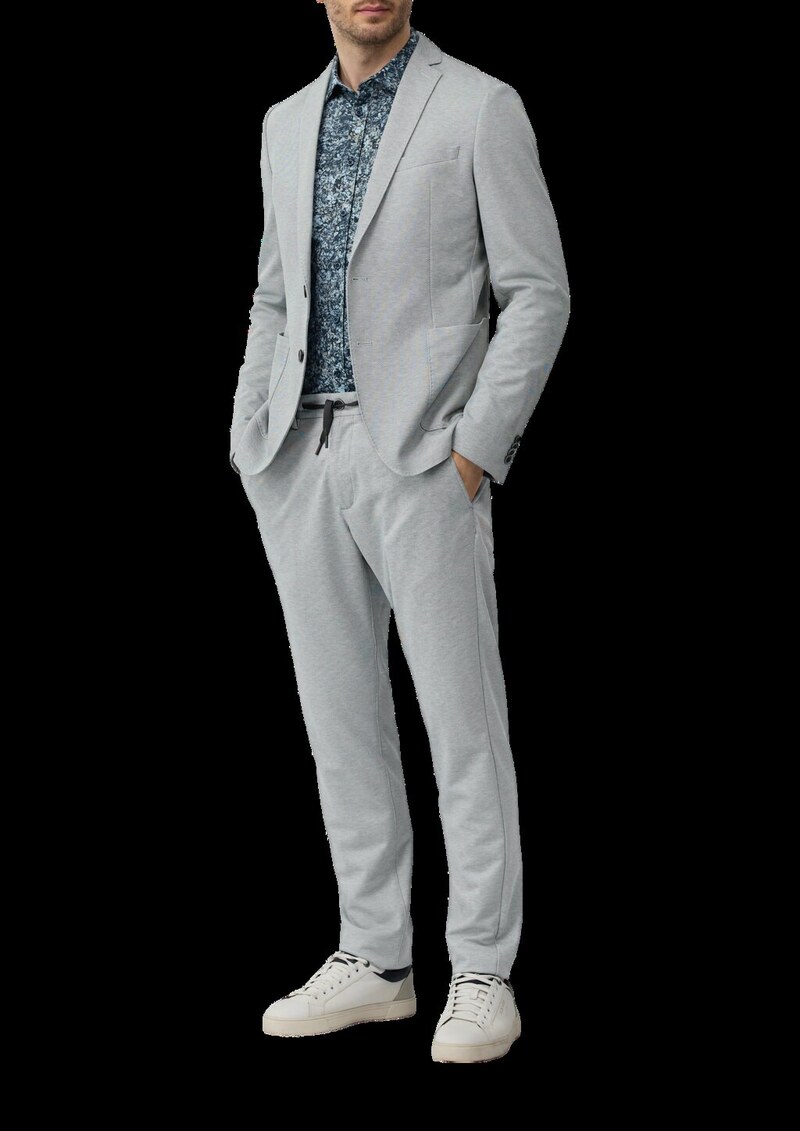 Tailored Fit: Gemustertes Hemd aus Baumwollstretch