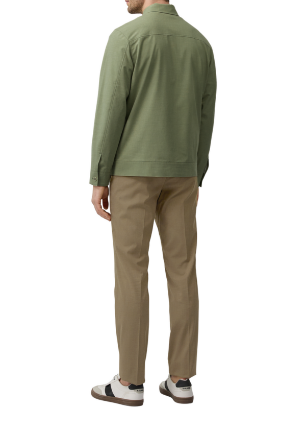 s.O PURE: Blouson-Jacke aus meliertem Stretch-Material