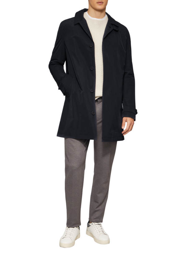 Wasserabweisender Mantel mit herausnehmbarem Steppfutter