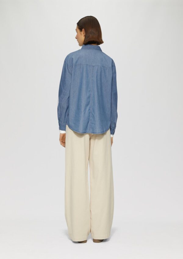 Lässige Jeansbluse im Relaxed Fit