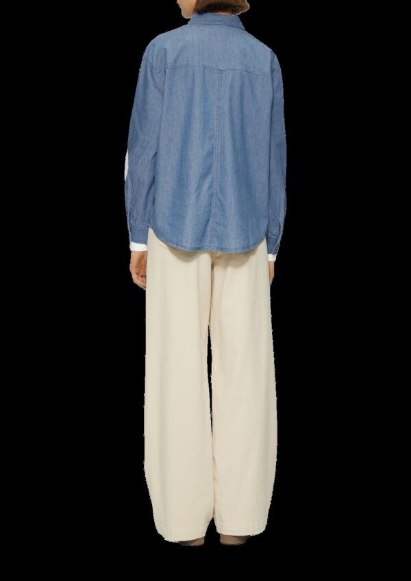 Lässige Jeansbluse im Relaxed Fit
