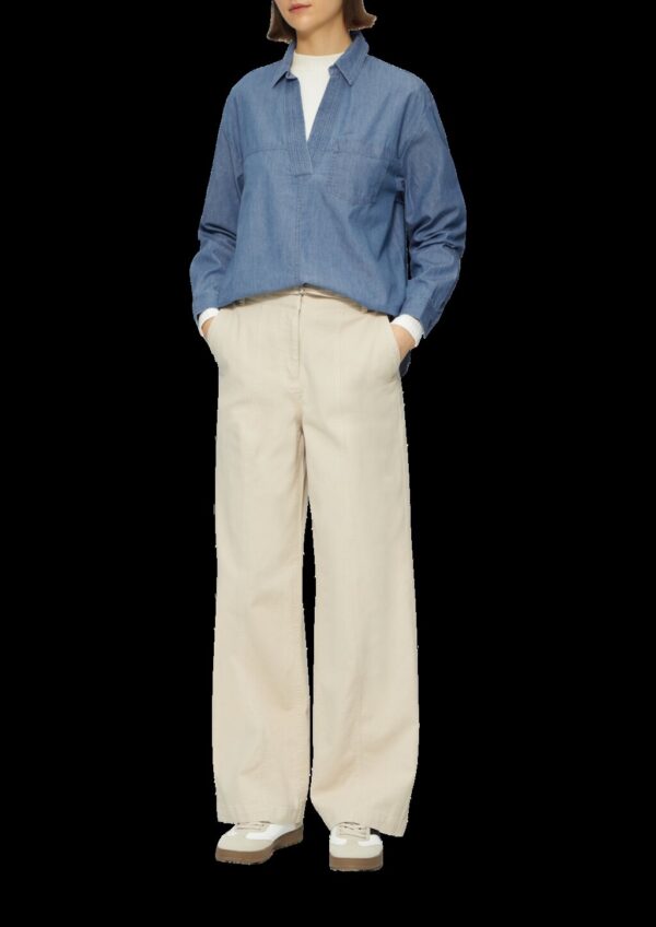 Lässige Jeansbluse im Relaxed Fit