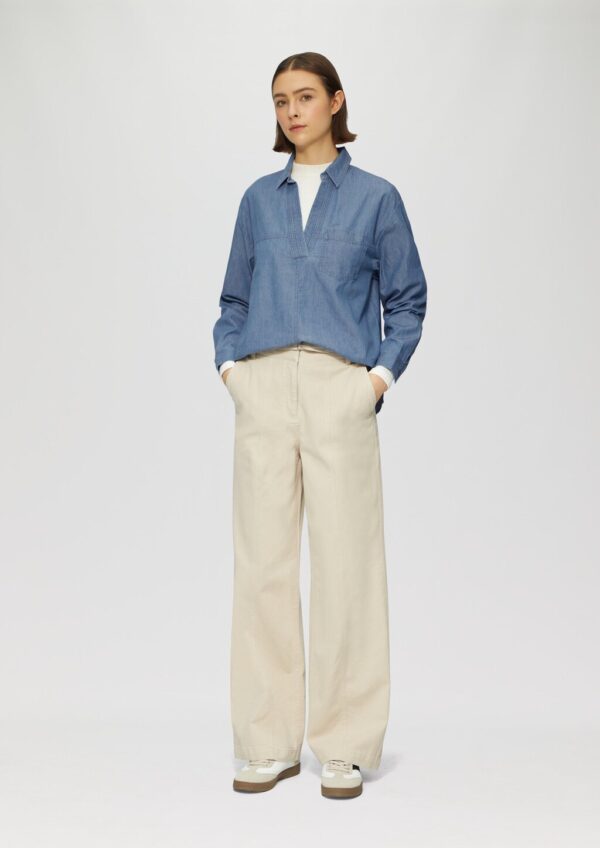 Lässige Jeansbluse im Relaxed Fit