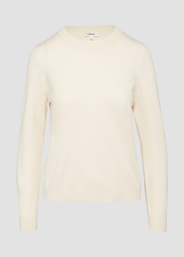 Strickpullover aus Viskosemix