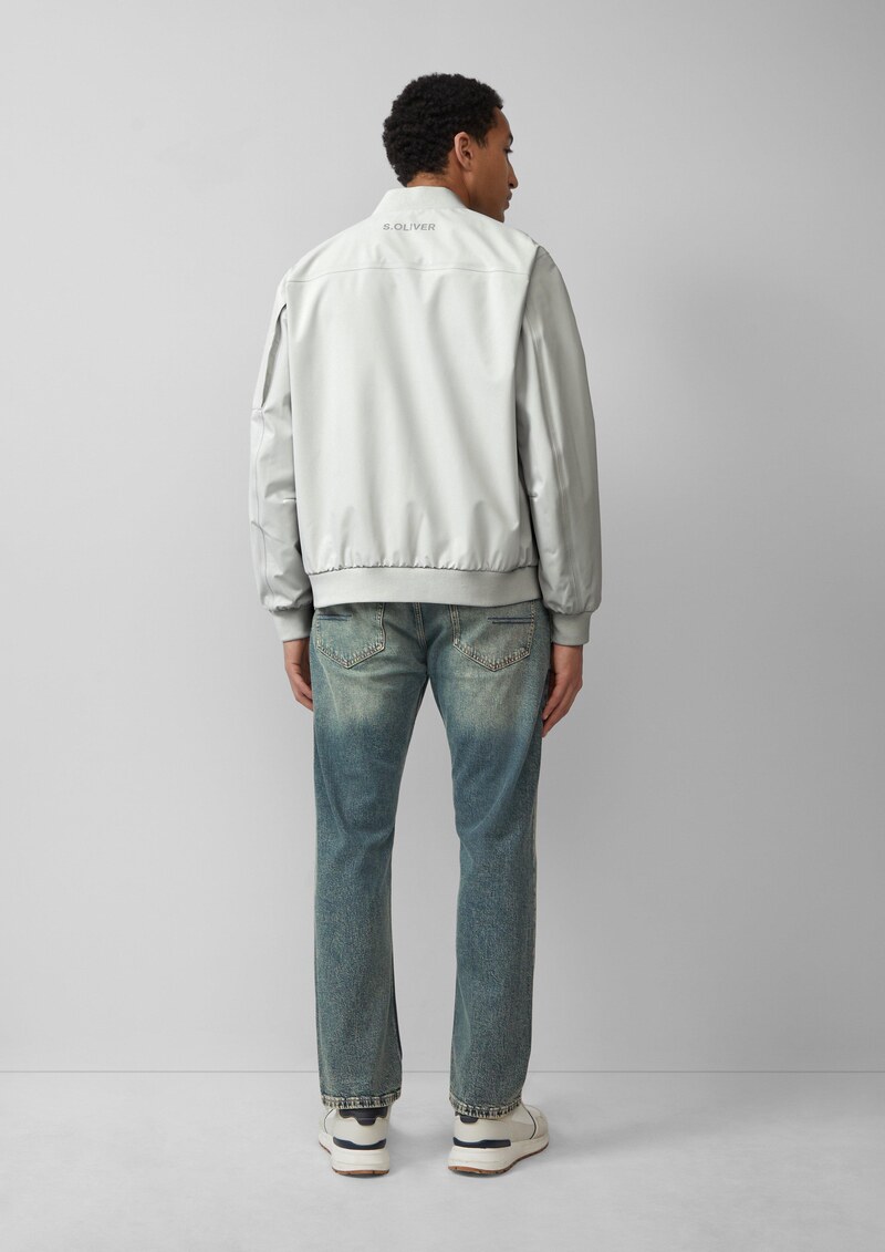 Wasserdichte Bomberjacke mit Ärmel-Detail