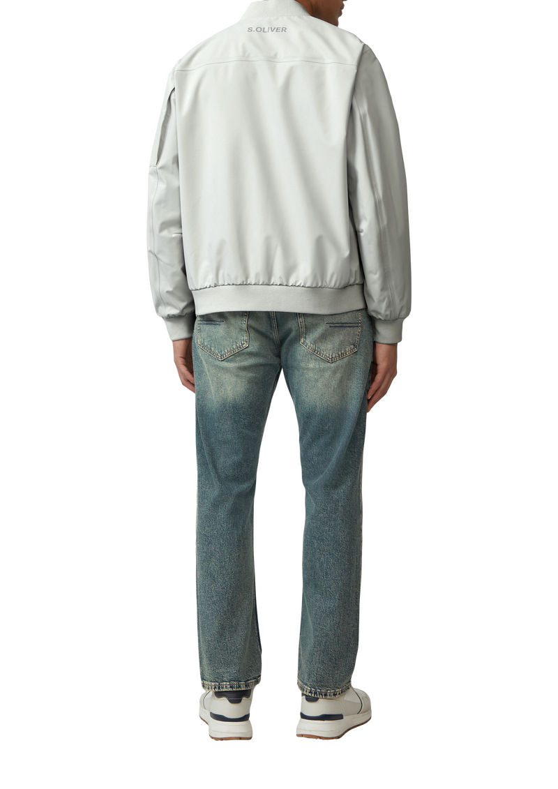 Wasserdichte Bomberjacke mit Ärmel-Detail