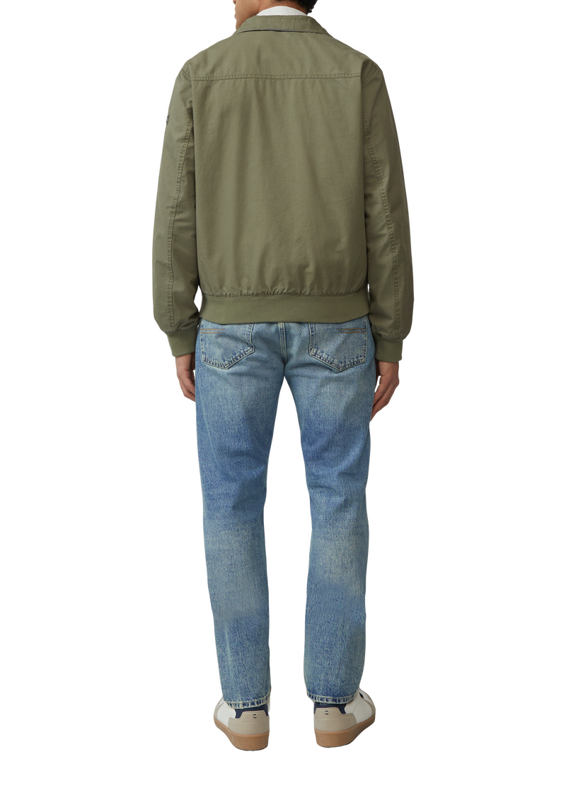 Hochwertiger Baumwoll-Blouson mit Kontrast-Details