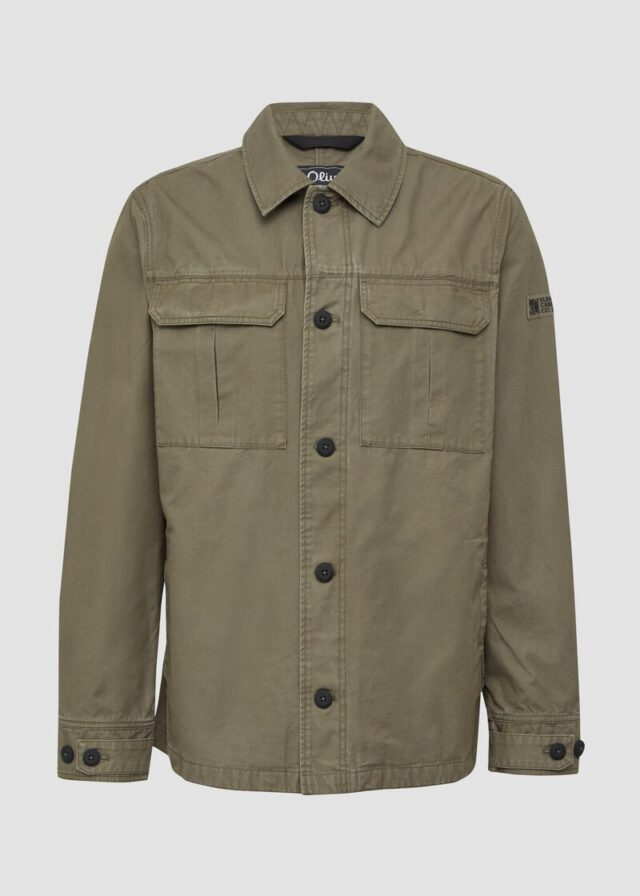 Leichte Jacke im Utility-Look aus Baumwolle