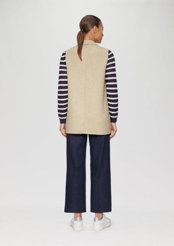 Doubleface-Weste im Relaxed Fit