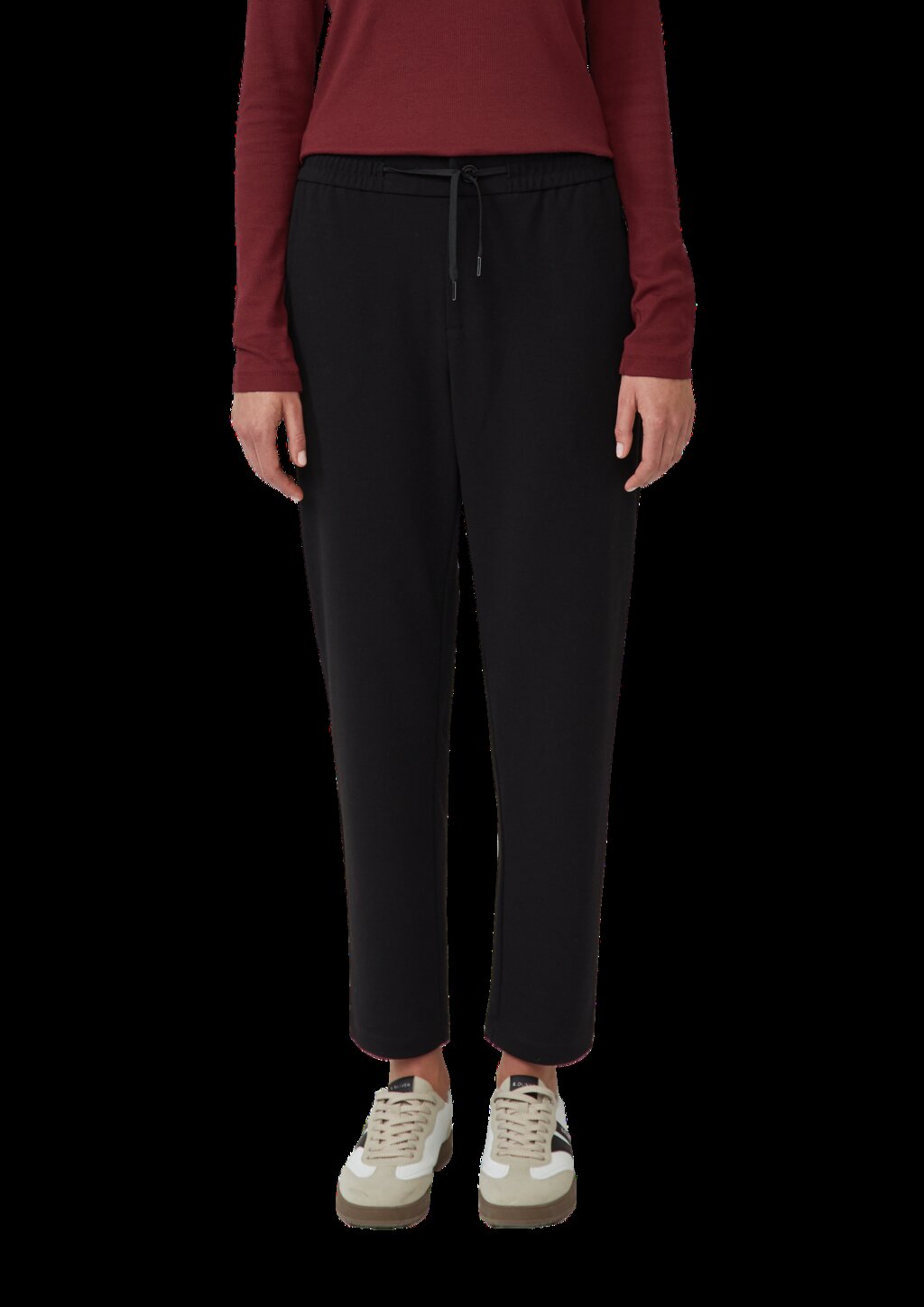 Jogpants aus Struktur-Jersey