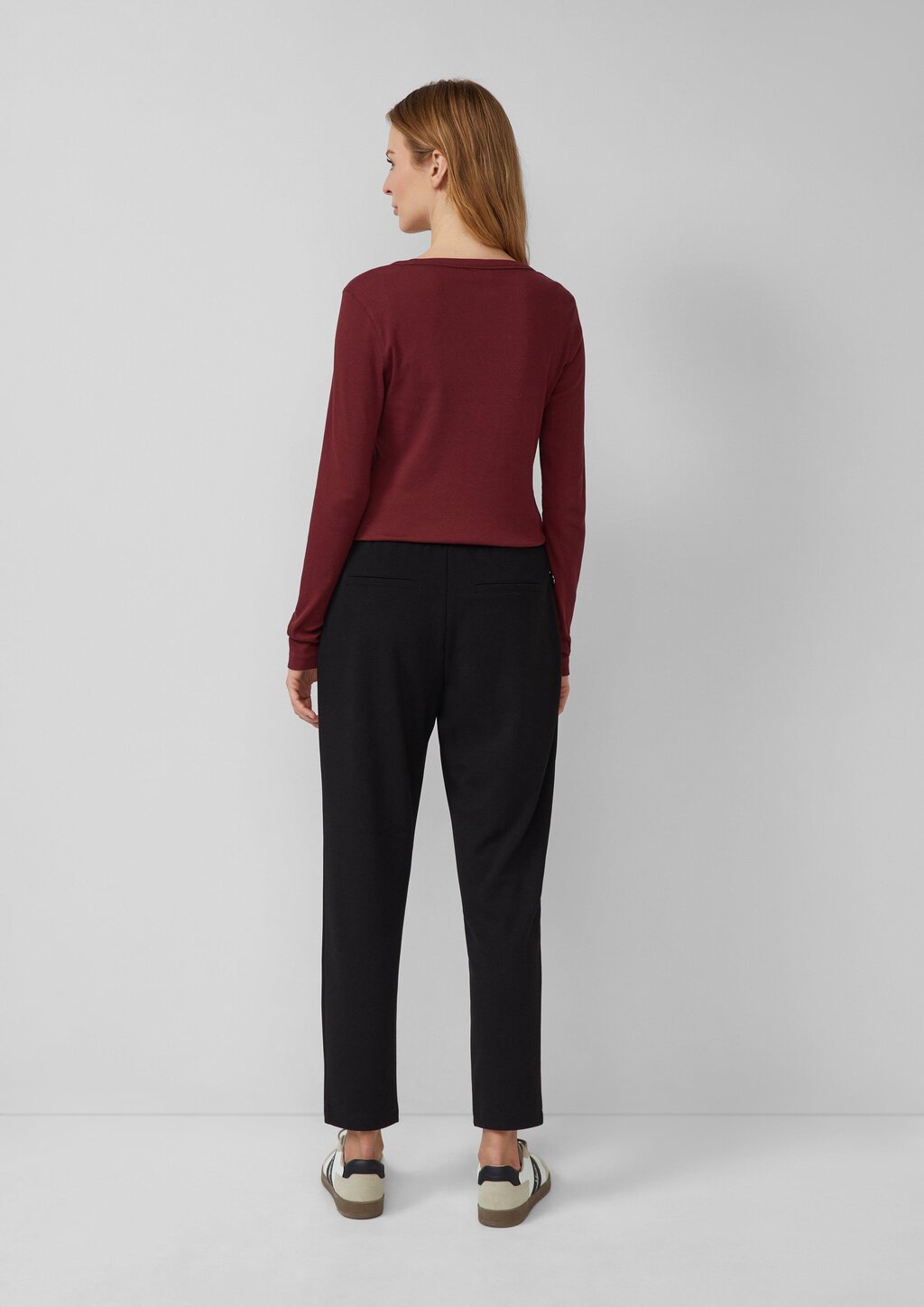 Jogpants aus Struktur-Jersey