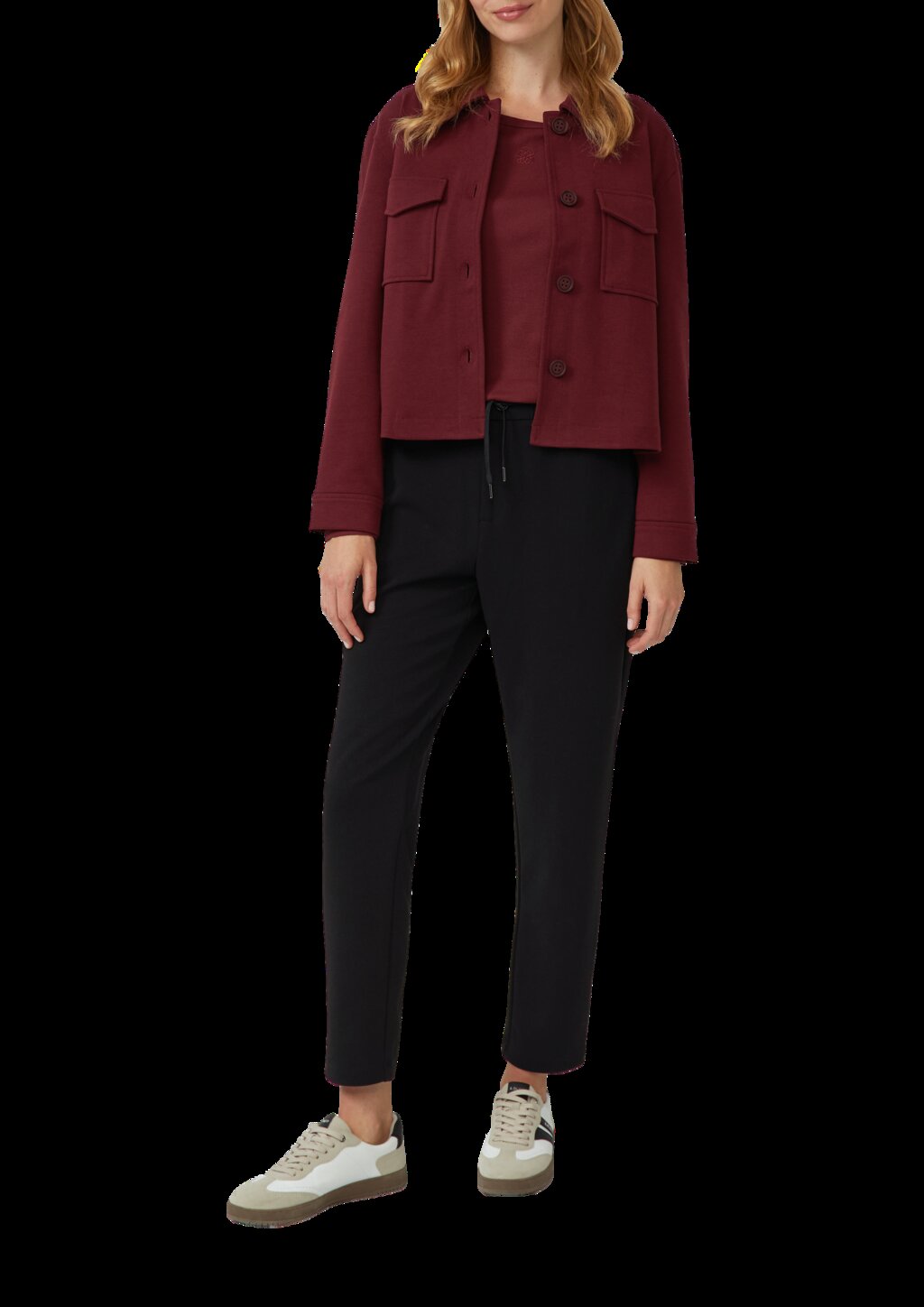 Jogpants aus Struktur-Jersey