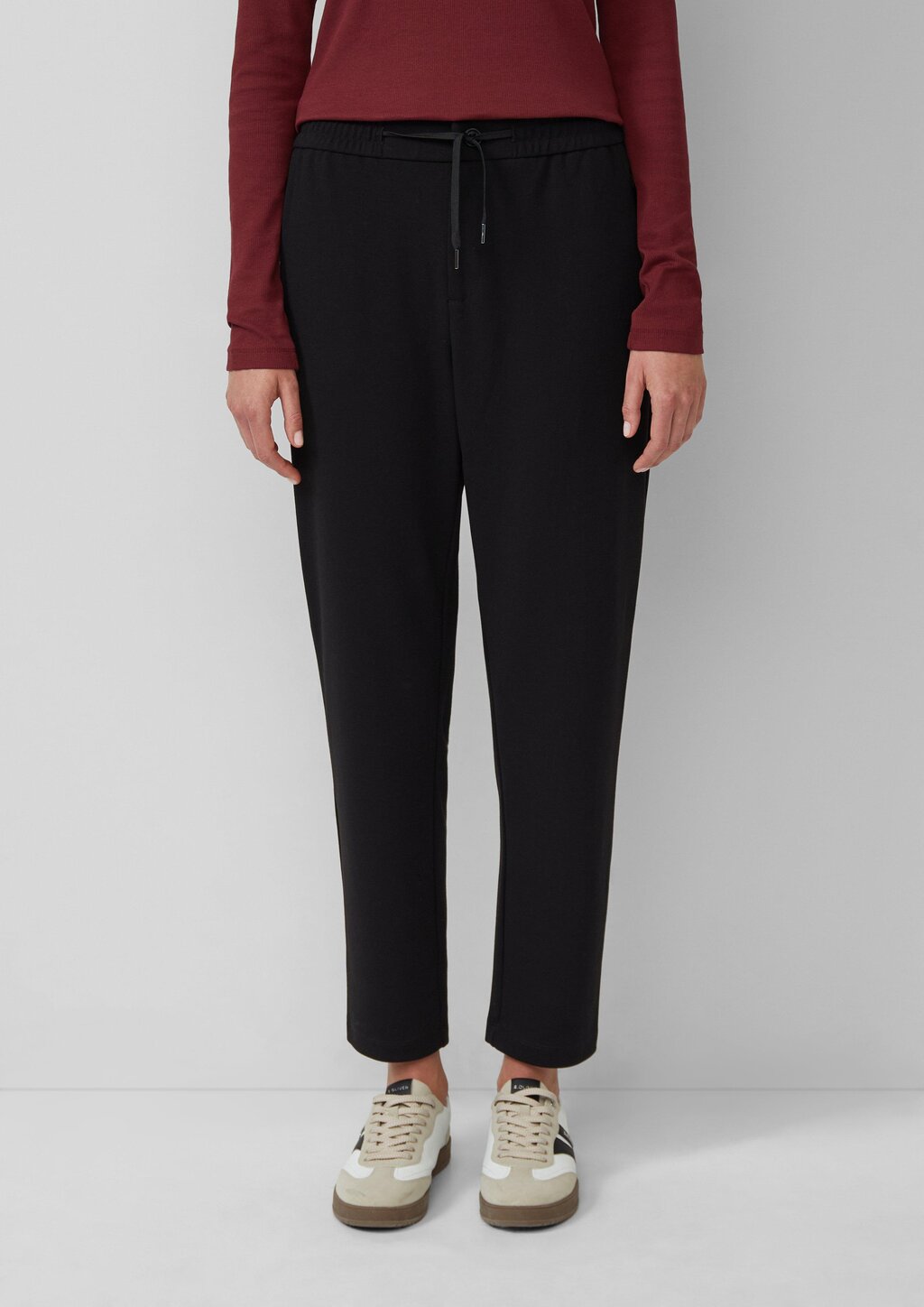 Jogpants aus Struktur-Jersey