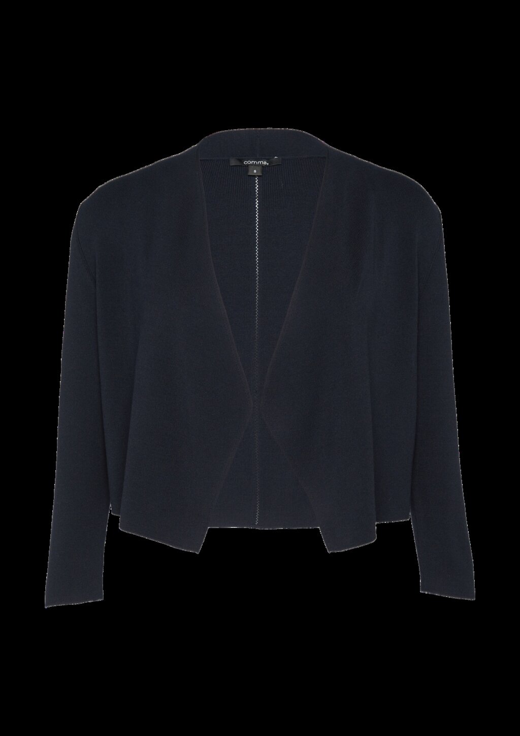 Feinstrick-Cardigan mit Ajour-Detail