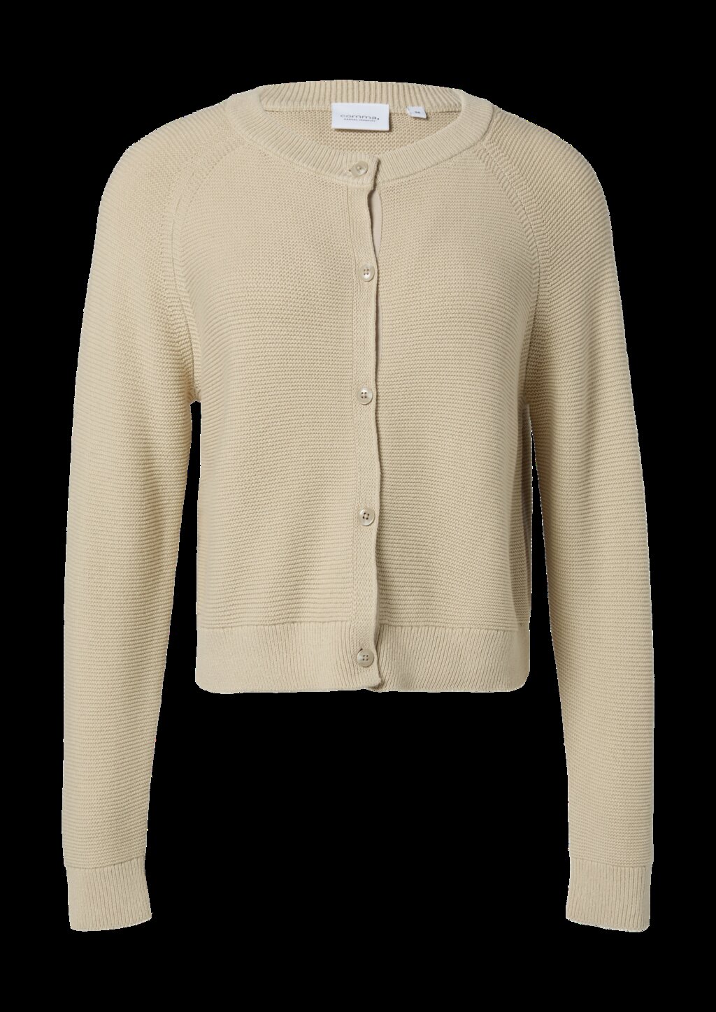 Kurze Strickjacke mit Raglanärmeln