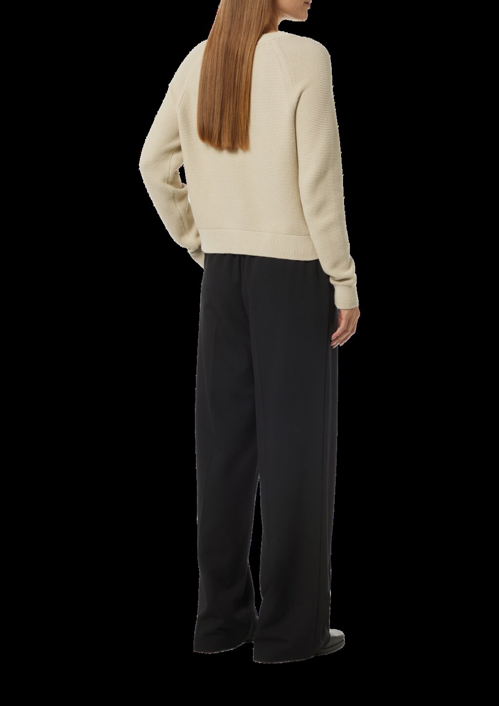 Kurze Strickjacke mit Raglanärmeln