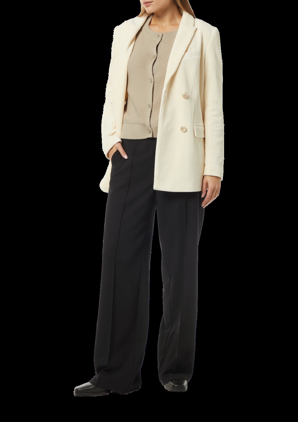 Kurze Strickjacke mit Raglanärmeln