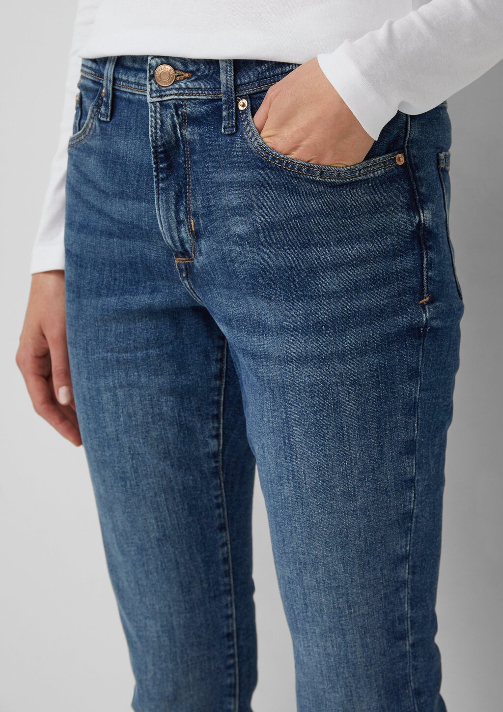Jeans Betsy / Slim Fit / Mid Rise / Slim Leg