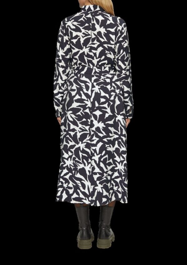 Midi-Kleid aus Viskose mit Eingrifftaschen