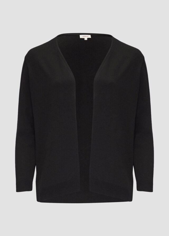 Cardigan aus Viskose-Baumwollmix