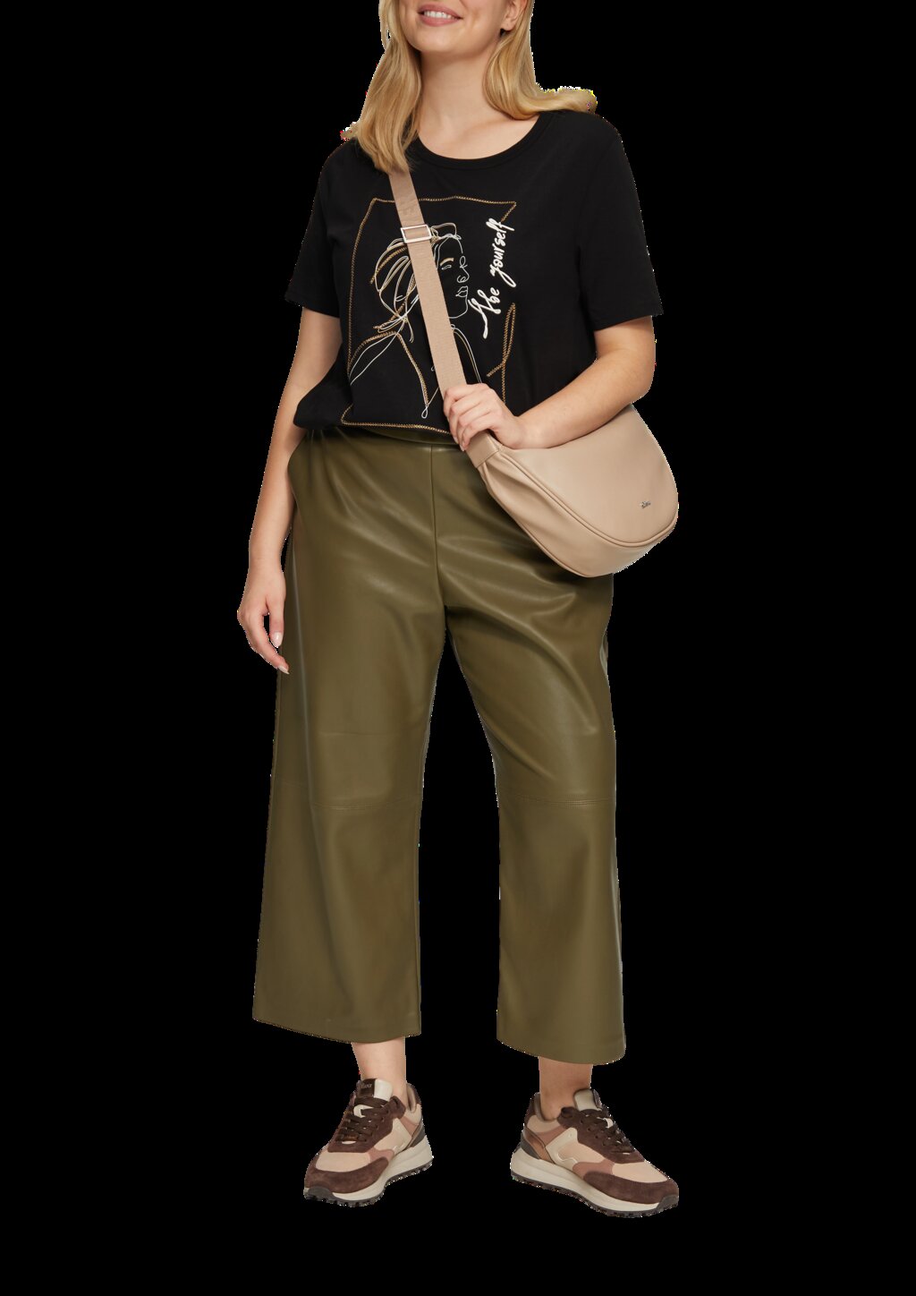 T-Shirt mit Stickerei-Artwork